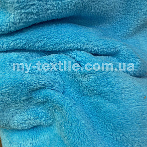 Махрова тканина 320 г/м2 ширина 190 см Туреччина Блакитна