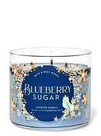 Трехфитильная свеча ароматизированная Bath & Body Works - Blueberry Sugar