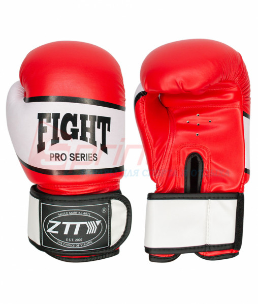 Рукавиці бокс ZTT-PRO-F-К 12" червоний