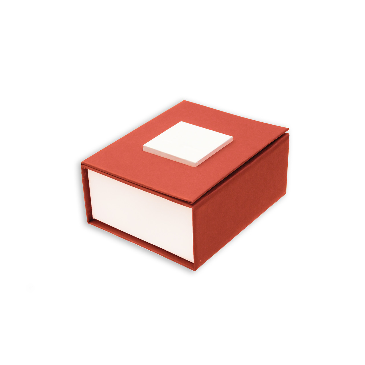 Коробочка 7х6х3см. Червона коробка для кільця та сережок з Вашим логотимом. Подарункова коробочка для прикрас