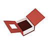 Коробочка 7х6х3см. Червона коробка для кільця та сережок з Вашим логотимом. Подарункова коробочка для прикрас, фото 2