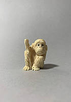 Авторская статуэтка фигурка "Обезьяна с палкой" из бивня мамонта