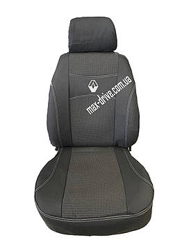 Чохли на сидіння RENAULT TRAFIC 3 1+2 2014- 3 подголника; airbag. 'NIKA'