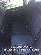 Чохли на сидіння DAEWOO LANOS sedan 1997 - задня спинка 1/3 2/3; 4 підголовника. 'NIKA', фото 7
