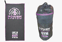 Фітнес-рушник жіночий Power System PS-7003 Grey/Pink