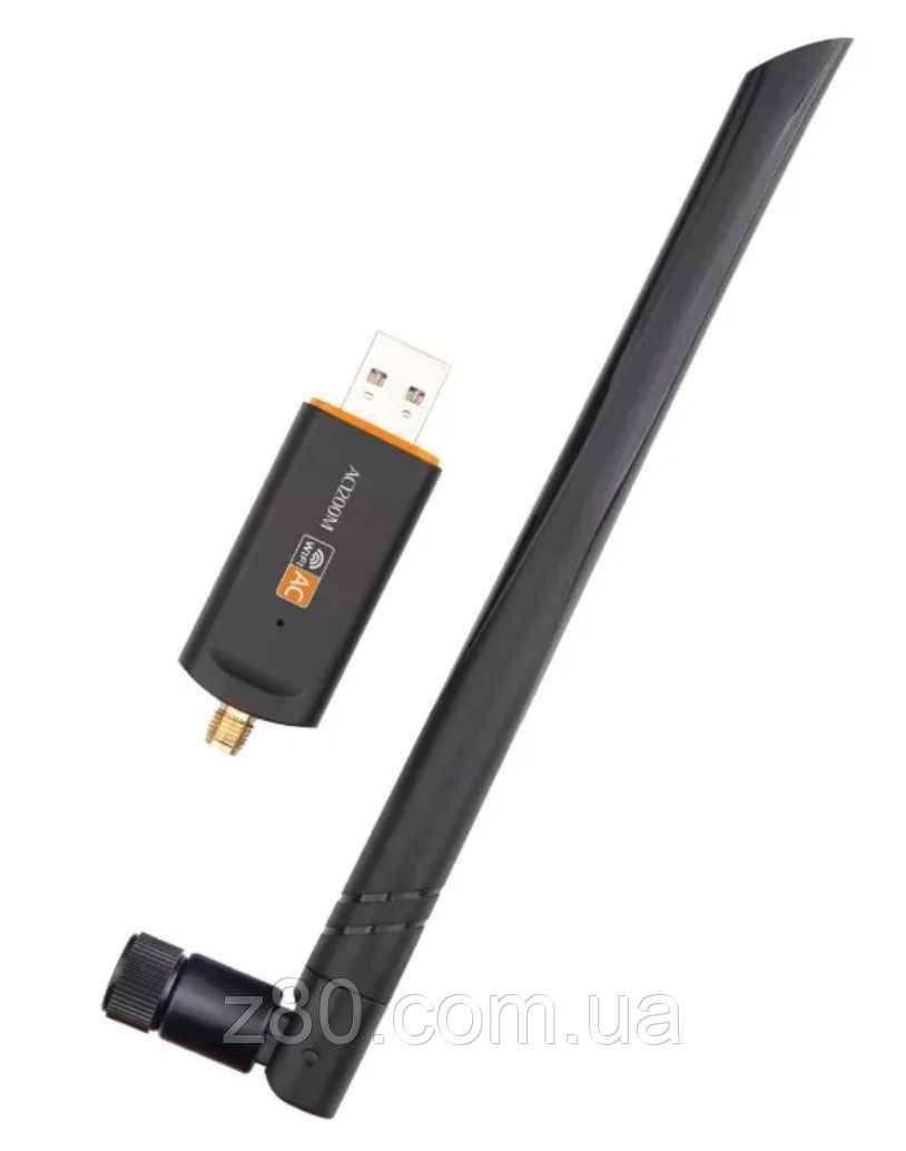 USB адаптер Wi-Fi двухдиапазонный 2,4ГГц / 5ГГц 1200Мбит 802.11ac