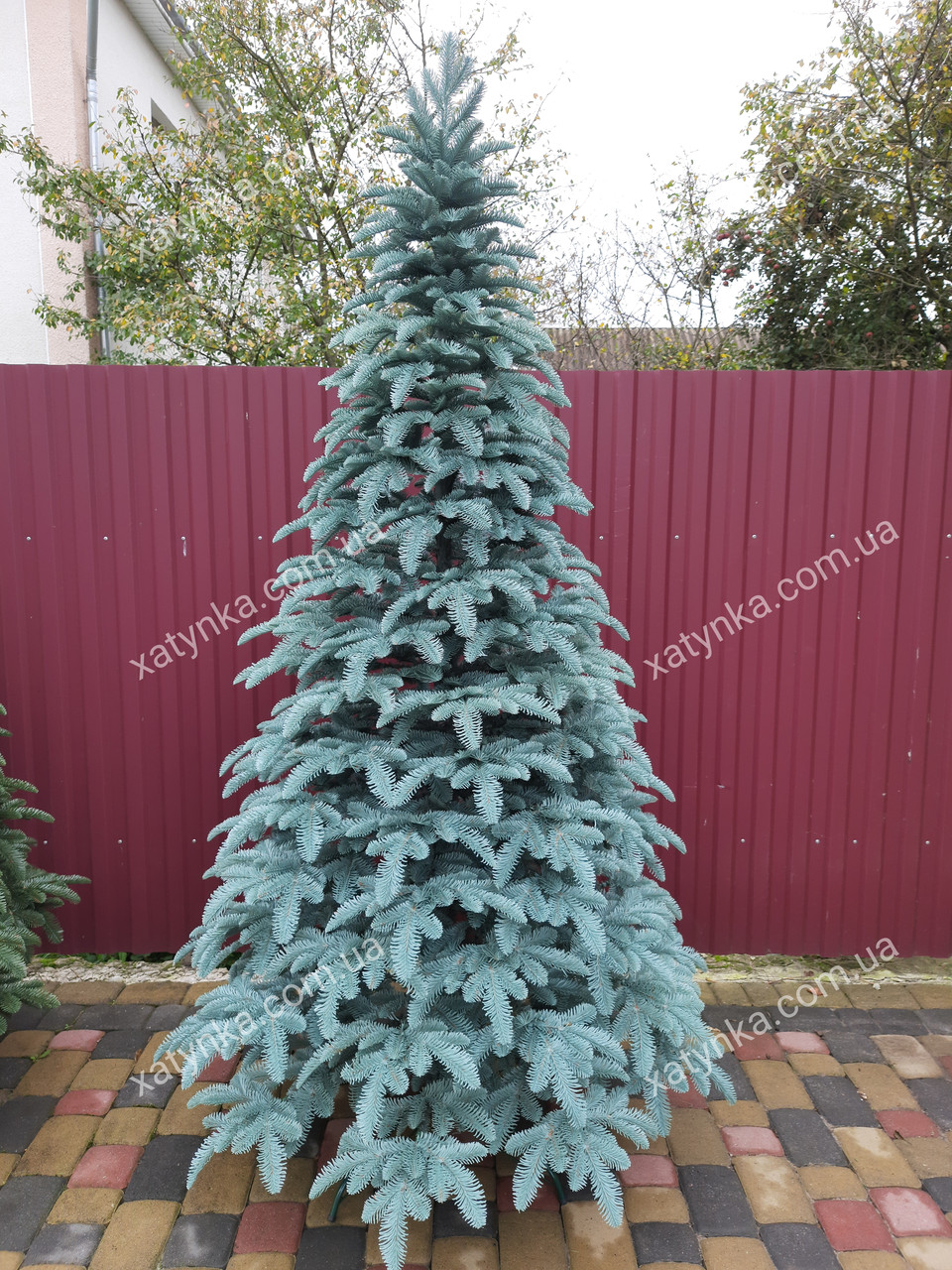 Ялина лита Канадська 2.50 м блакитна Літа Ялинка штучна, фото 1