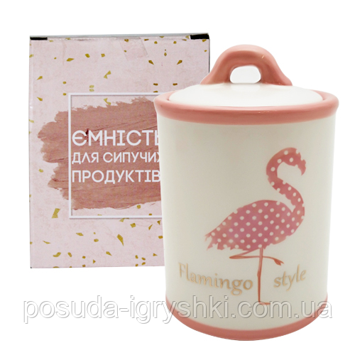 700-12-13 Ємність для сипучих продуктів 950мл 'Фламінго'