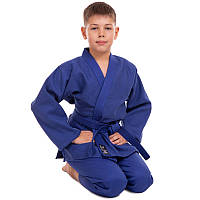 Кімоно для дзюдо (зростання-120-180 см) дитяче/доросле MATSA MA-0015 синій