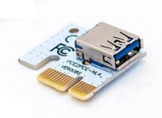 Адаптер PCI-E X1 райзер Riser сата молекс 6пин sata 6 pin molex