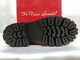 Комфортні зимові чорні черевики шкіряні з блискавкою Terra Grande, фото 10