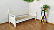 Дерев'яний білий диван "Орфей Преміум" з висувними ящиками з масиву натурального дерева від виробника, фото 3