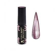 База з ефектом котячого очей F.O.X Shot Base Cat Eye 002, рожевий, 5 мл