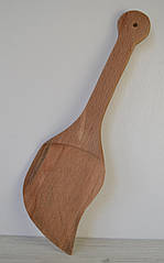 Дерев'яна кухонна лопатка косий зріз бук 41см