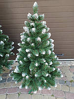 Класична 1.5 штучна новорічна ялина з білими кінчиками