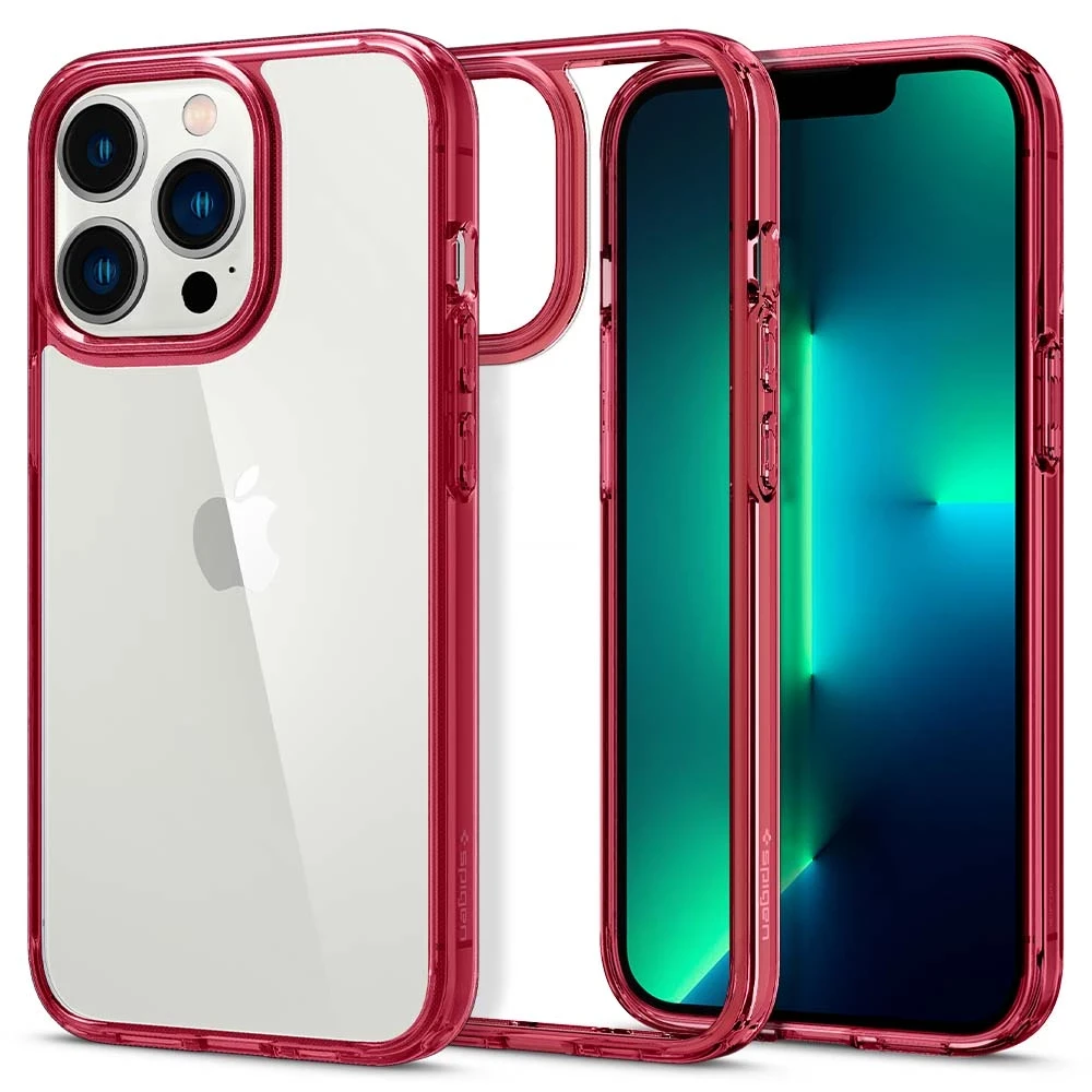 Чохол Spigen для iPhone 13 Pro (6.1") - Hybrid Ultra, Red Crystal