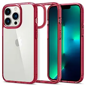 Чохол Spigen для iPhone 13 Pro (6.1") - Hybrid Ultra, Red Crystal