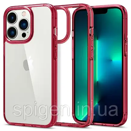 Чохол Spigen для iPhone 13 Pro (6.1") - Hybrid Ultra, Red Crystal, фото 1