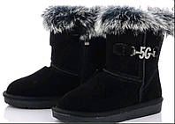 Дитячі зимові Уги для дівчаток, жіночі зимові уги UGG замшеві на дівчинку