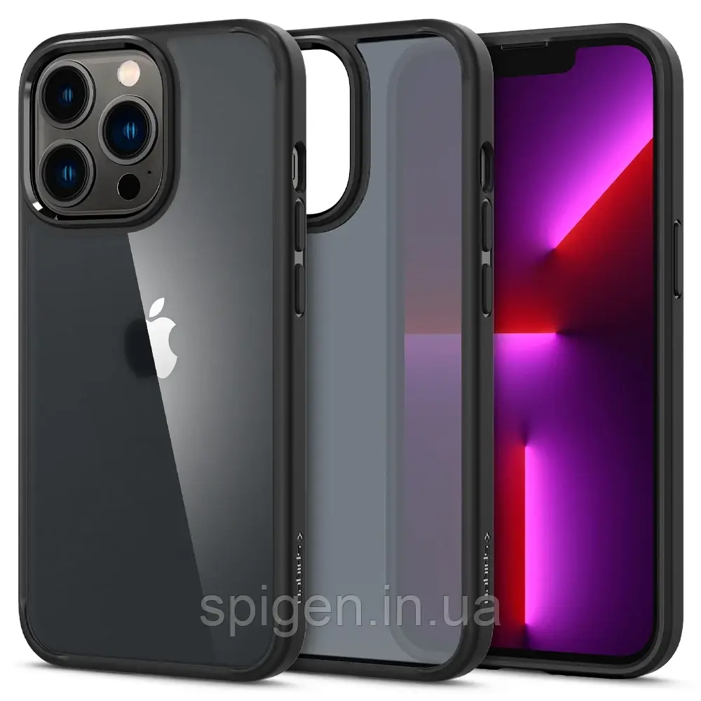 Чохол Spigen для iPhone 13 Pro (6.1") - Hybrid Ultra, Black Frost