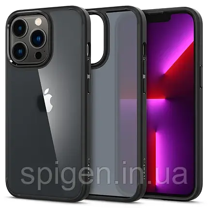 Чохол Spigen для iPhone 13 Pro (6.1") - Hybrid Ultra, Black Frost, фото 1