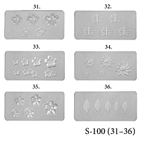 Силиконовые формы для лепки. S-100 (31, 32, 33, 34, 35, 36)