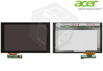 Дисплей для Acer Iconia Tab A500, модуль у зборі (екран і сенсор), чорний, оригінал