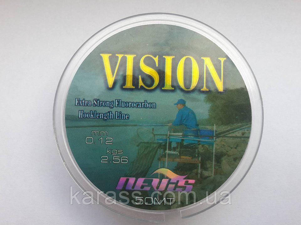 Повідцева волосінь NEVIS VISION 0,12 MM 50 м