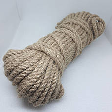 Мотузка джутова 14 мм 50 м мотузка мотузка для декору