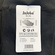 Лосини жіночі безшовні поліамід на хутрі Jujube, розмір 6XL-8XL, чорні, B579++, фото 4