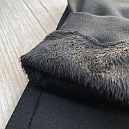 Лосини жіночі безшовні поліамід на хутрі Jujube, розмір 6XL-8XL, чорні, B579++, фото 3