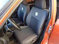 Чехлы Suzuki SX4. PREMIUM. Автомобильные чехлы на сиденья Судзуки. Ткань жаккард. Prestige