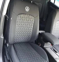 Чохли Volkswagen Caddy 5 місць. Польська тканина! (2004-2010р.) Авто чохли на сидіння Фольксваген Кадді пасажир.