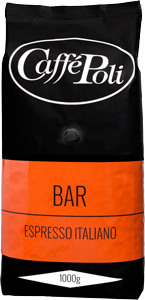 Кава в зернах Poli Bar 1000 г (Італія)