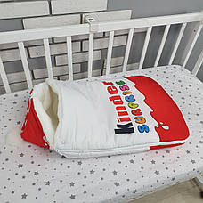 Зимовий конверт на виписку 2в1 чохол в коляску / дитячий спальник / Конверт-мішок-спальник, фото 3