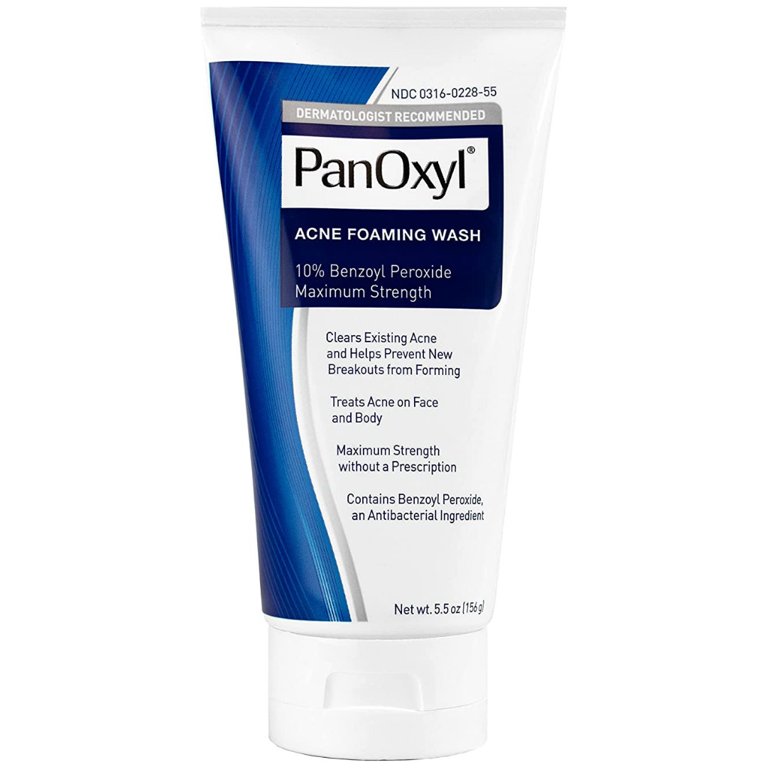 Пінка для глибокого очищення проблемної шкіри PanOxyl Acne Foaming Wash Benzoyl Peroxide 10% 156 г