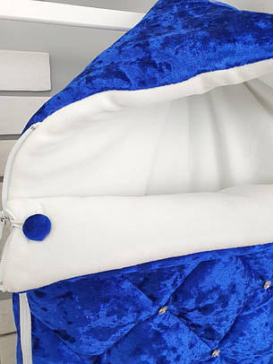 Зимовий конверт на виписку 2в1 чохол в коляску / дитячий спальник / Конверт-мішок-спальник, фото 2