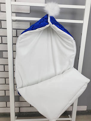 Зимовий конверт на виписку 2в1 чохол в коляску / дитячий спальник / Конверт-мішок-спальник, фото 2