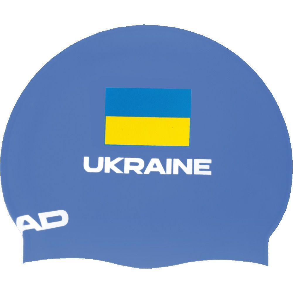 Шапочка для плавання HEAD Cap Flat Ukranian Federation (білий)