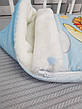 Зимовий конверт на виписку 2в1 чохол в коляску / дитячий спальник з непромокальної преміум-плащової тканини та хутра, фото 10