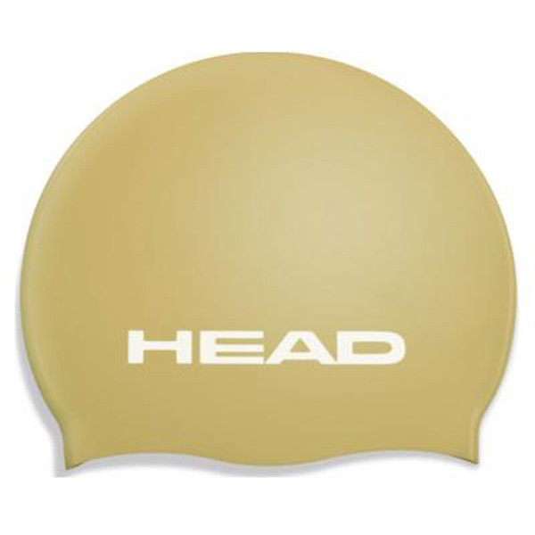 Шапочка для плавання HEAD Silicone Flat (золотий)