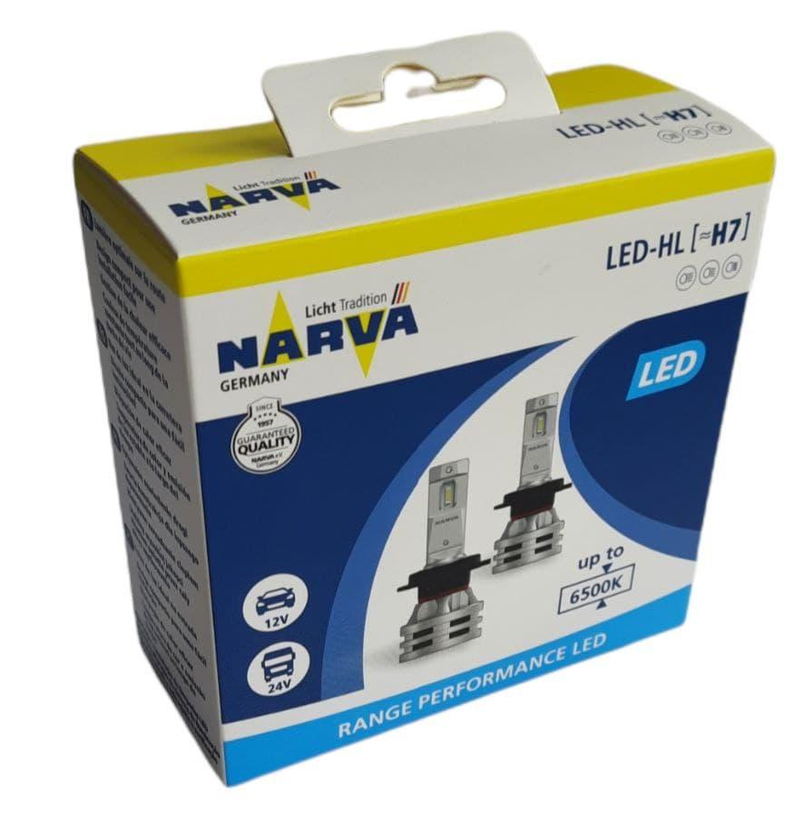 Лампи LED Narva H7 RANGE PERFORMANCE 12-24V 24W 6500K