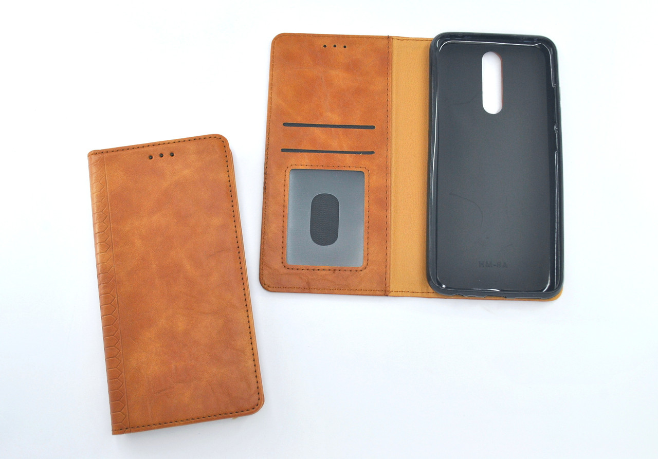 Чохол-книжка для телефону Samsung A02/A022 WALL Brown (4you)
