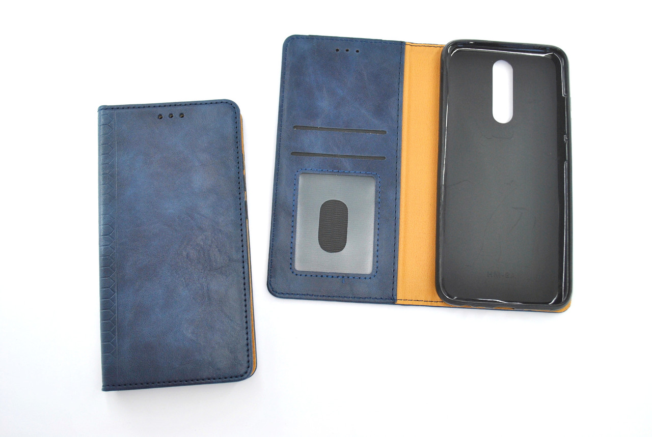 Чохол-книжка для телефону Huawei P40 Lite E / Y7P (2020) WALL Dark blue (4you)