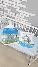 Зимовий конверт на виписку 2в1 чохол в коляску / дитячий спальник з непромокальної преміум-плащової тканини та хутра, фото 4