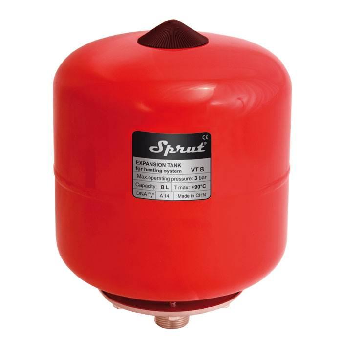 Розширювальний бак для систем опалення Sprut VT8 циліндричний, фото 1