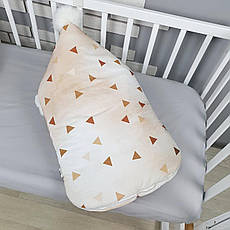 Зимовий конверт на виписку 2в1 чохол в коляску / дитячий спальник з непромокальної преміум-плащової тканини та хутра, фото 3