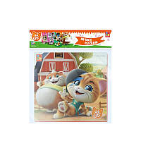 Пазли м'які 25ел 22*24см 44 коти. На фермі Vladi Toys