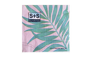 Серветки для декупажу 33*33см двошарові Пальмовий лист 20шт ООПТ