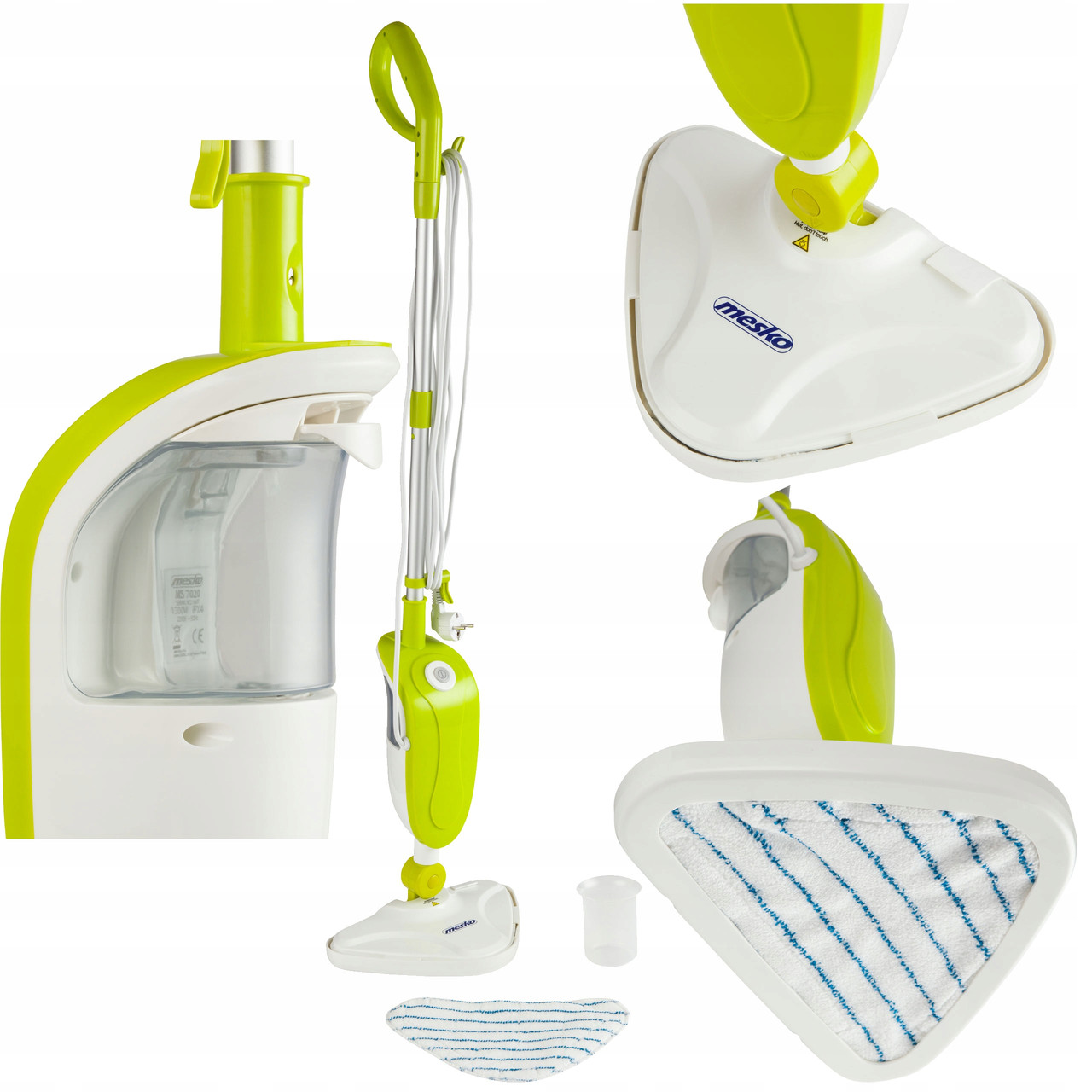 Пароочисник, парова швабра Mesko MS 7020 (1300Вт, 300мл, Польща), фото 1